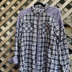 Free People Plaid Flannel | Size Large